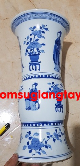 Bình sứ phỏng cổ kỹ thật cao trôn cốt đạt