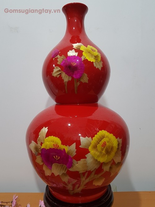 Hồ lô sứ  trưng bày  t