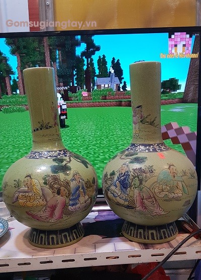 Đôi Bình tỏi giả cổ