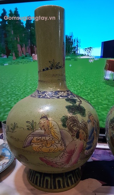 Đôi Bình tỏi giả cổ