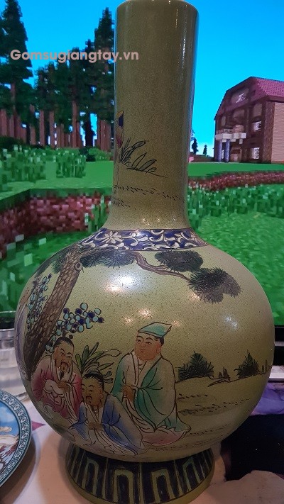 Đôi Bình tỏi giả cổ
