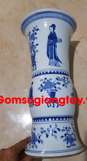 Bình sứ phỏng cổ kỹ thật cao trôn cốt đạt