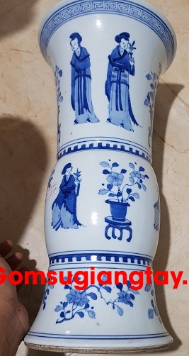 Bình sứ phỏng cổ kỹ thật cao trôn cốt đạt