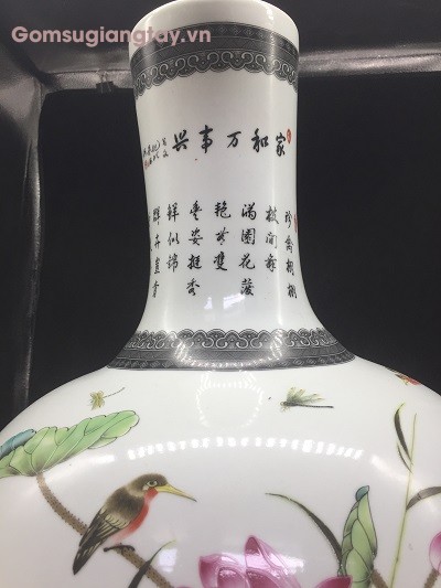 Bình trưng bày  giáng củ tỏi