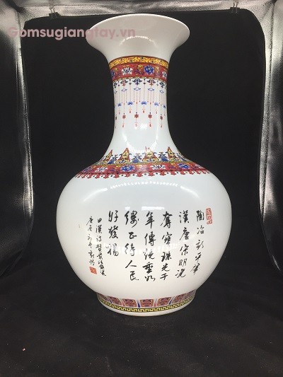 Bình sứ trưng bày, cắm hoa mm