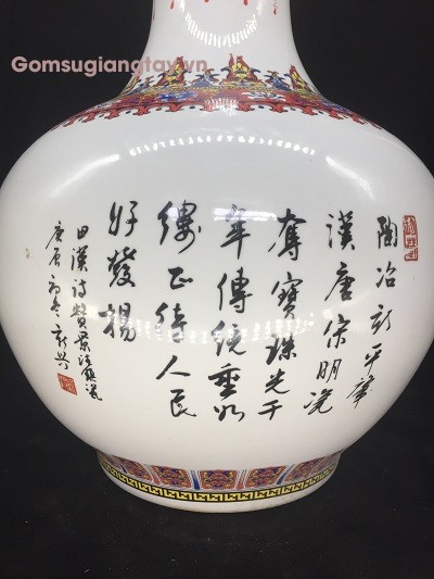 Bình sứ trưng bày, cắm hoa mm