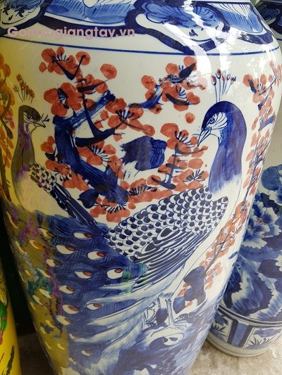 Lộc bình sứ  cao