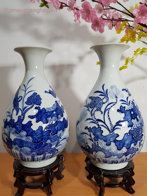 Bình Sứ Vẽ Tay GG