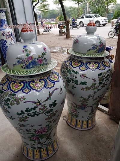 CHóe Sứ  hàng gấm 